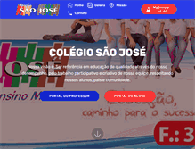 Tablet Screenshot of colegiosaojose1970.com